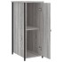 Mesitas noche 2 uds madera ingeniería gris Sonoma 32x42x80
