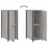 Mesitas noche 2 uds madera ingeniería gris Sonoma 32x42x80