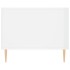 Mesa de centro madera contrachapada blanco brillo 90x50x40