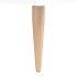 Mesa de centro madera contrachapada blanco brillo 90x50x40