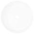 Lavabo redondo de cerámica blanco 40x15