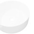 Lavabo redondo de cerámica blanco 40x15