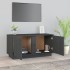 Mueble de TV madera maciza de pino gris 80x35x40,5