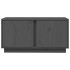 Mueble de TV madera maciza de pino gris 80x35x40,5