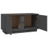 Mueble de TV madera maciza de pino gris 80x35x40,5