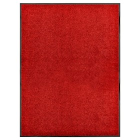Felpudo lavable rojo 90x120