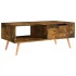 Mesa de centro madera ingeniería roble ahumado 100x49,5x43