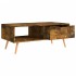 Mesa de centro madera ingeniería roble ahumado 100x49,5x43