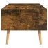 Mesa de centro madera ingeniería roble ahumado 100x49,5x43