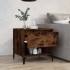 Mesa auxiliar madera contrachapada roble ahumado 50x46x50