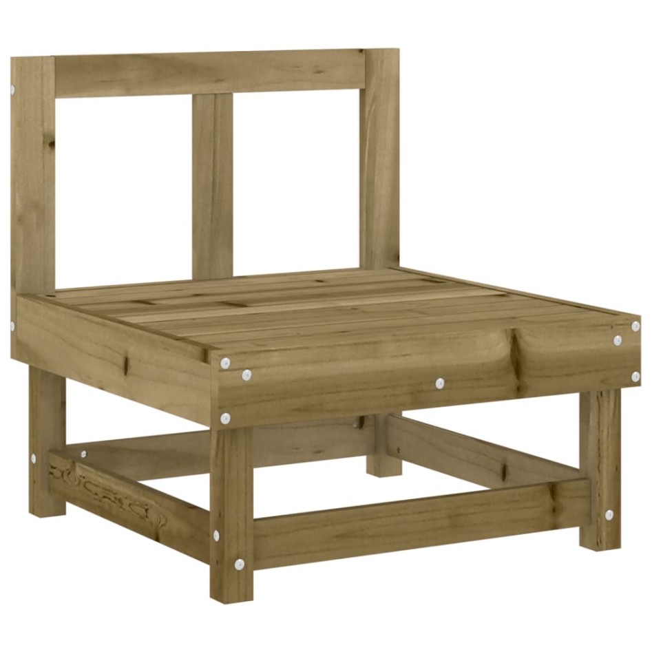 Sofá central con cojines madera de pino