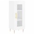 Aparador de madera contrachapada blanco brillante 34,5x34x90