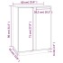 Aparador de madera maciza de pino blanco 60x35x80