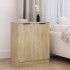 Aparadores 2 uds madera contrachapada roble Sonoma 30x30x70