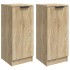 Aparadores 2 uds madera contrachapada roble Sonoma 30x30x70