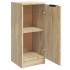 Aparadores 2 uds madera contrachapada roble Sonoma 30x30x70