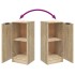 Aparadores 2 uds madera contrachapada roble Sonoma 30x30x70