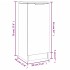 Aparadores 2 uds madera contrachapada roble Sonoma 30x30x70