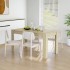 Mesa de comedor contrachapada color roble sonoma 140x74,5x76