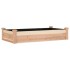 Jardinera arriate con forro madera maciza abeto 120x60x25