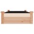 Jardinera arriate con forro madera maciza abeto 120x60x25