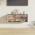 Armario de pared de madera maciza de pino gris 80x30x30