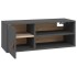 Armario de pared de madera maciza de pino gris 80x30x30