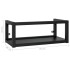 Estructura de lavabo suspendido hierro negro 79x38x31