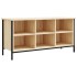 Mueble zapatero madera contrachapada roble Sonoma 100x35x50