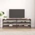 Mueble de TV madera contrachapada roble marrón 160x30x50