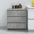 Aparador de madera contrachapada gris hormigón 70x41x75