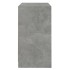 Aparador de madera contrachapada gris hormigón 70x41x75