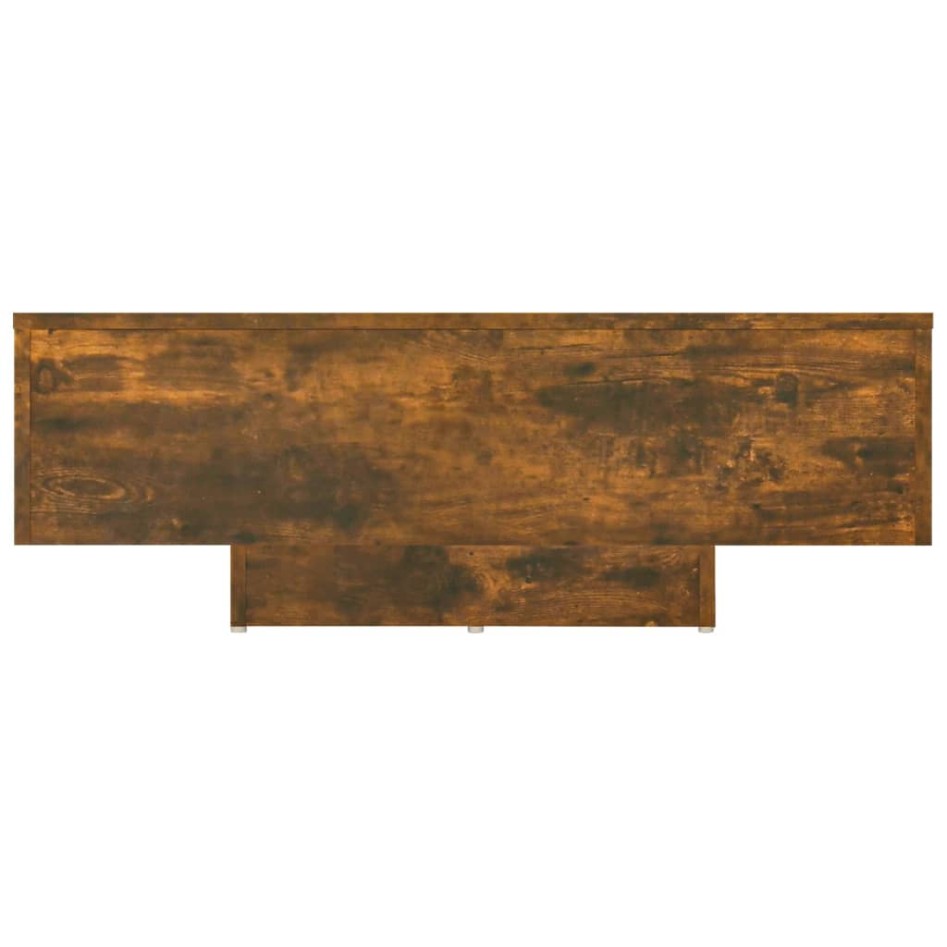 Mesa de centro madera contrachapada roble ahumado 85x55x31