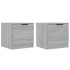 Mesitas de noche 2 unidades color gris Sonoma 40x39x40