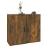 Aparador madera contrachapada color roble ahumado 80x33x70
