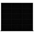 Estantería para CD madera contrachapada negro 102x23x89,5