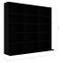 Estantería para CD madera contrachapada negro 102x23x89,5