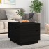 Mesa de centro de madera maciza de pino negro 40x50x35