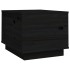 Mesa de centro de madera maciza de pino negro 40x50x35