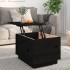 Mesa de centro de madera maciza de pino negro 40x50x35