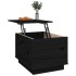 Mesa de centro de madera maciza de pino negro 40x50x35