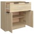 Aparador de madera contrachapada color roble Sonoma 60x30x70