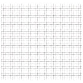 Panel de malla alambre rizado acero inox. 100x85 cm 11x11x2