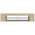 Mueble de TV con luces LED roble Sonoma 135x39x30