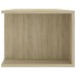 Mueble de TV con luces LED roble Sonoma 135x39x30