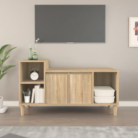 Mueble para TV madera contrachapada roble Sonoma 100x35x55