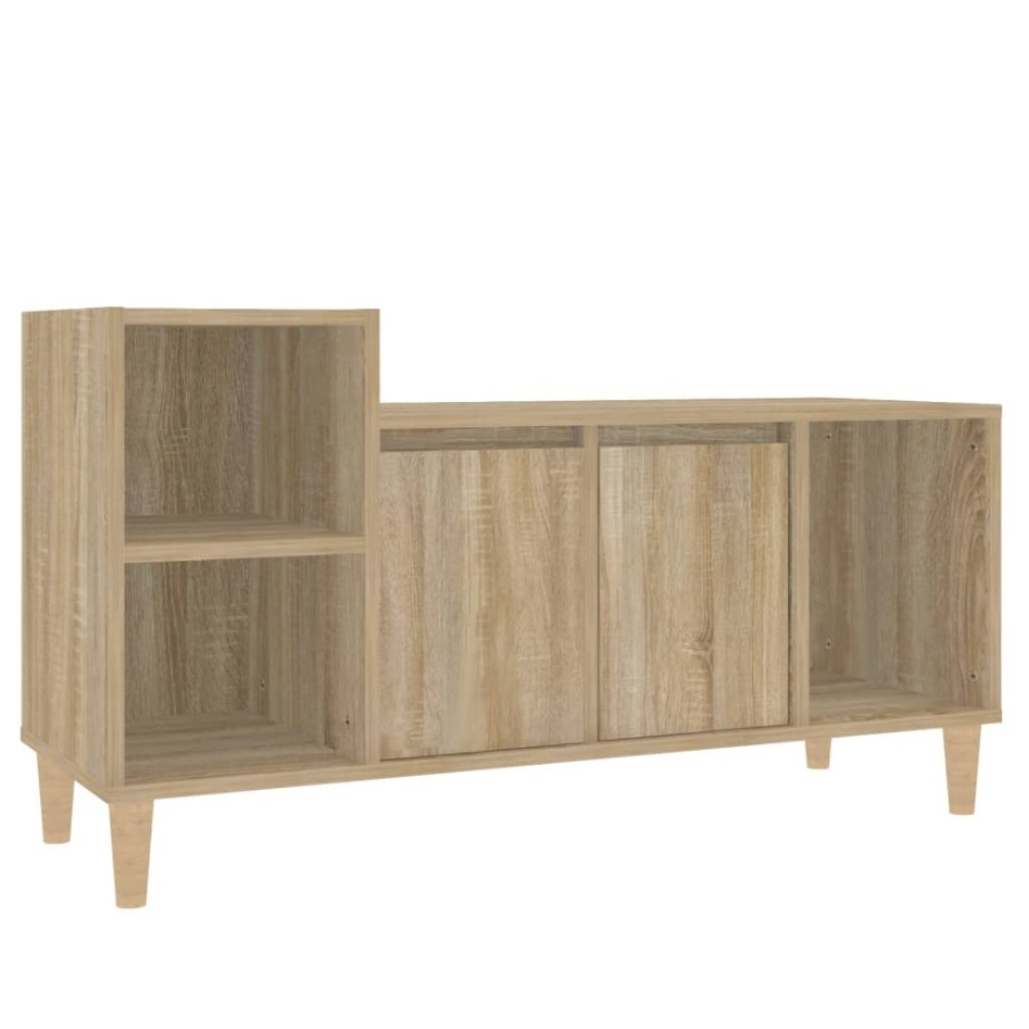 Mueble para TV madera contrachapada roble Sonoma 100x35x55