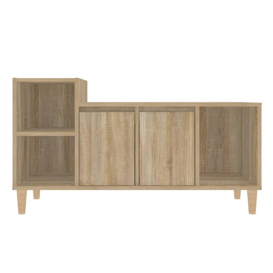 Mueble para TV madera contrachapada roble Sonoma 100x35x55