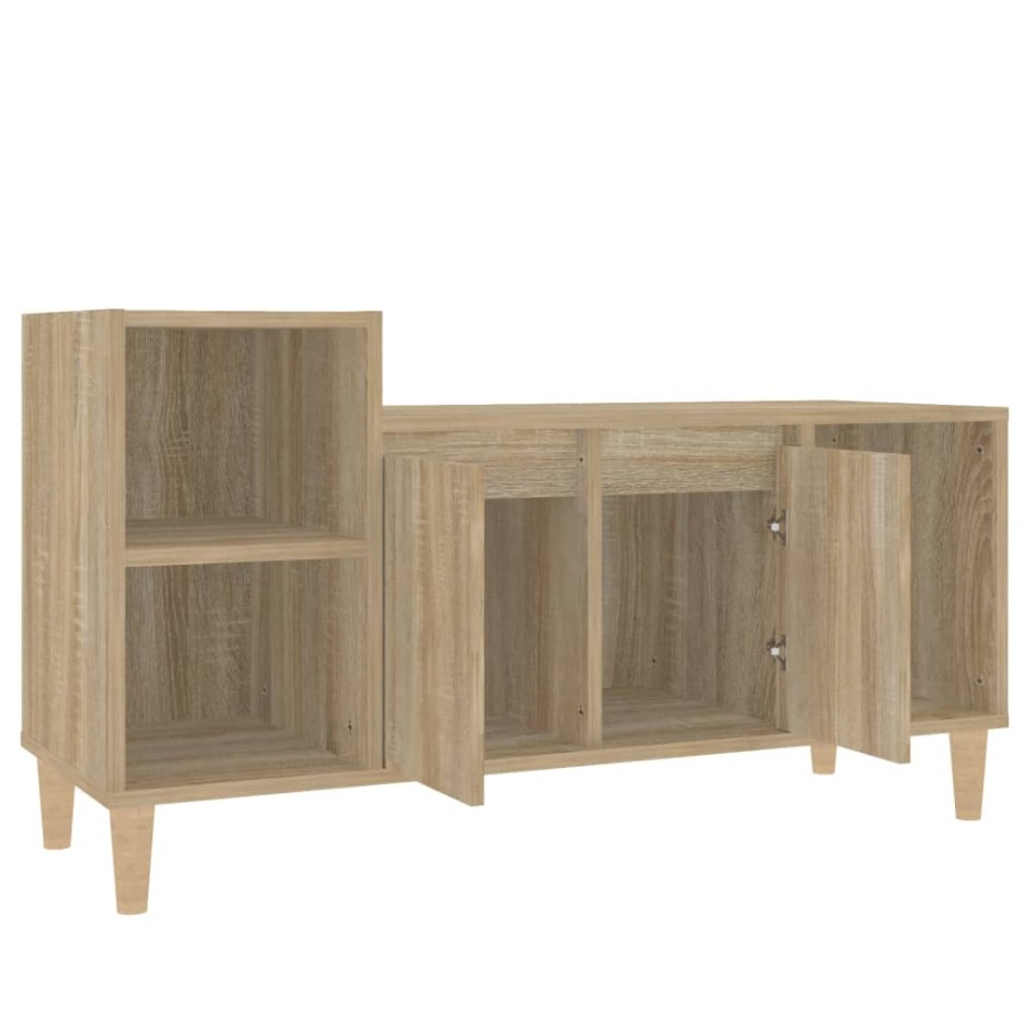 Mueble para TV madera contrachapada roble Sonoma 100x35x55