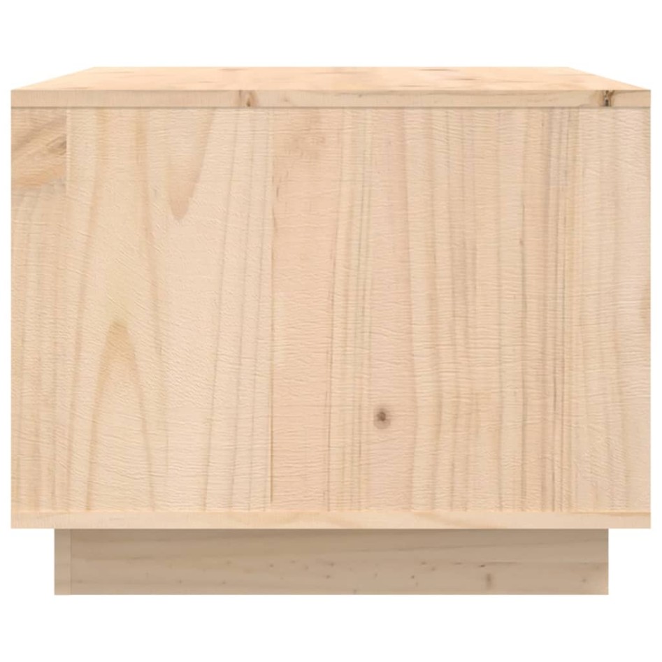 Mesa de centro de madera maciza de pino 80x50x40